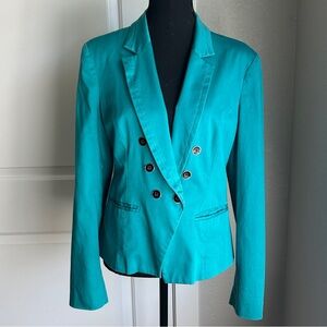 White House Black Market Teal Blazer